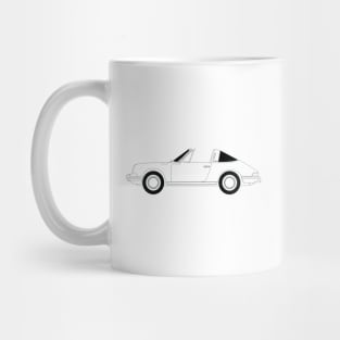 911 Targa Black Outline Mug